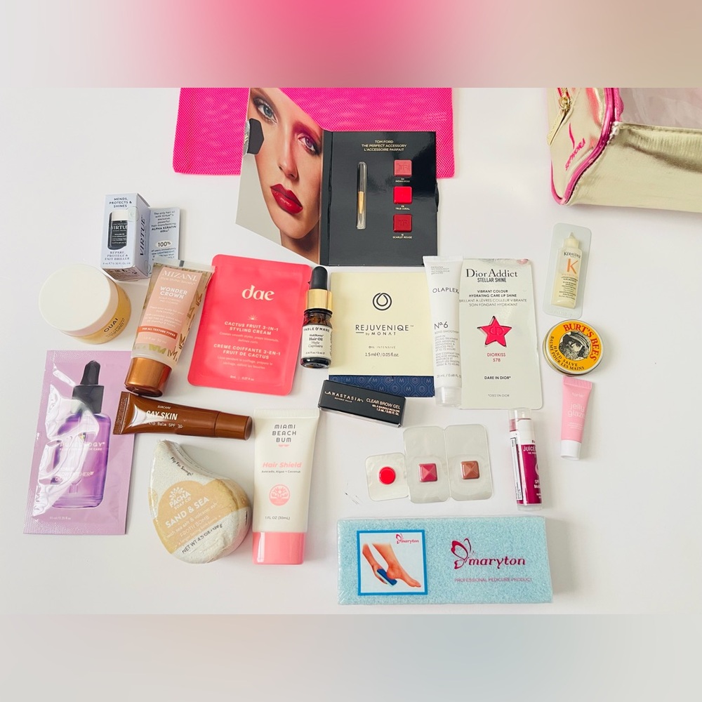 Makeup and Hair Samples and Makeup bag Bundle